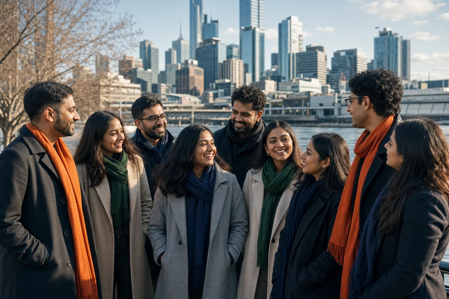 Indian-Australian community members in Melbourne reflecting on stronger Australia-India ties after the 2026 leaders summit